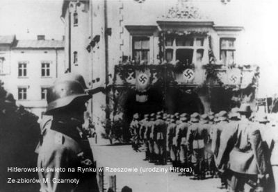 Hitlerowskie święto na Rynku